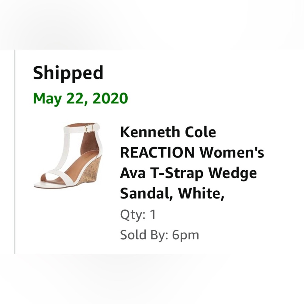 White Wedge heels/sandals